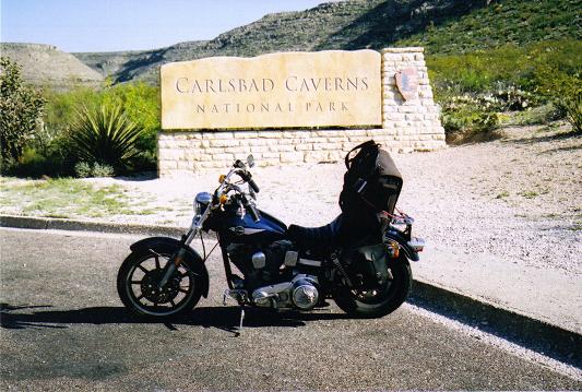 [The entrance to the Carlsbad Caverns.]
