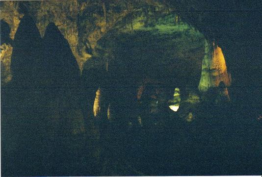 [Formations in the Carlsbad Caverns.]