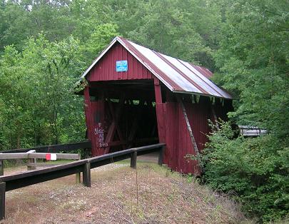 [Nice picture of Campbell's Covered bridge.]