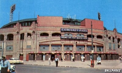 [The White Sox old home of Comiskey Park. Taken from www.ballparks.com]