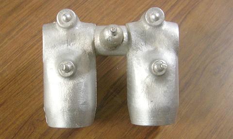 [Aluminum casting of a motorcycle part]