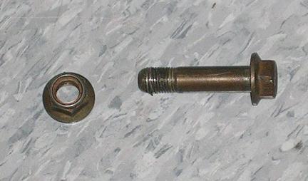 [Rear suspension bolt that stripped.]
