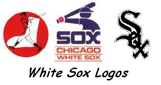 [Chicago White Sox logos that I have known them to have during my lifetime.]